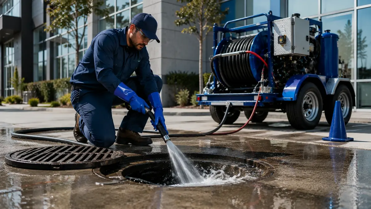 Commercial Hydro Jet Drain Cleaning