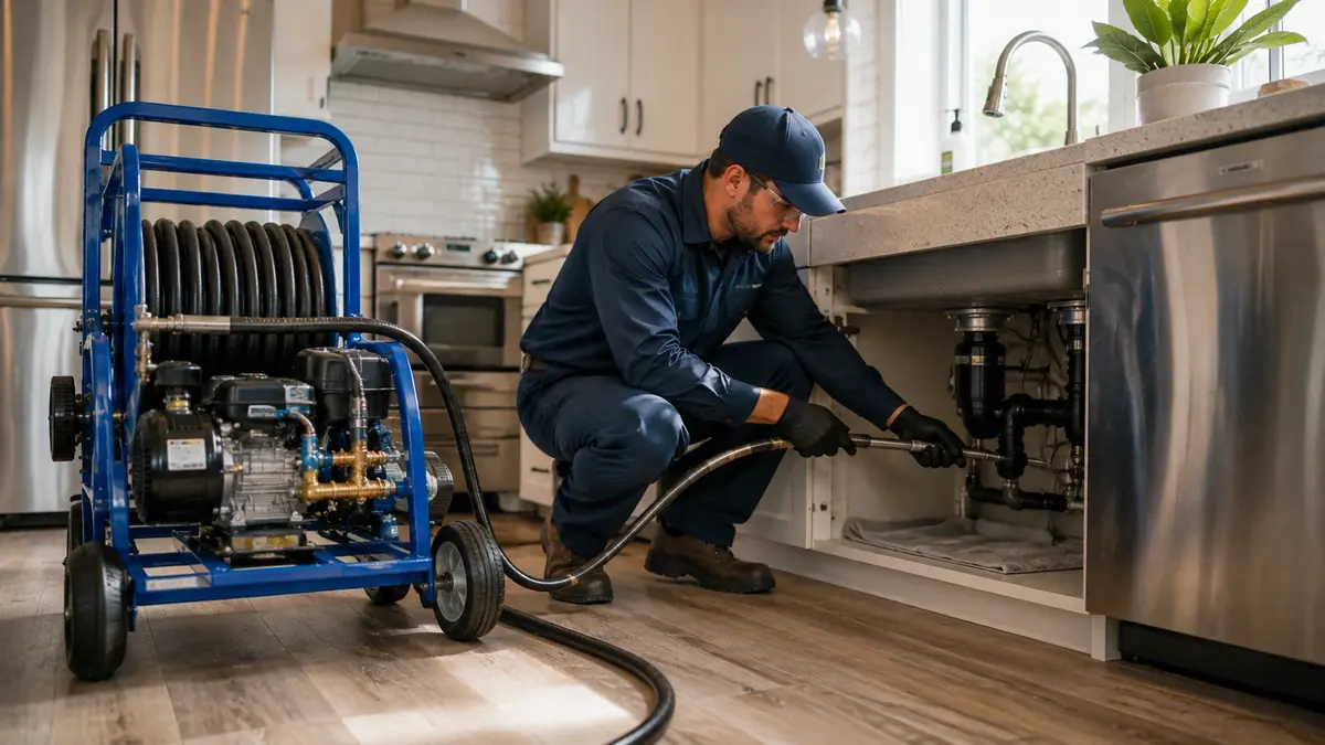 Kitchen Drain Hydro Jetting
