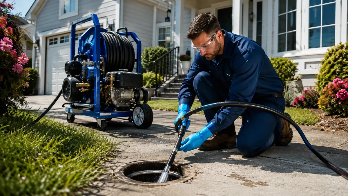 Residential Hydro Jet Drain Cleaning