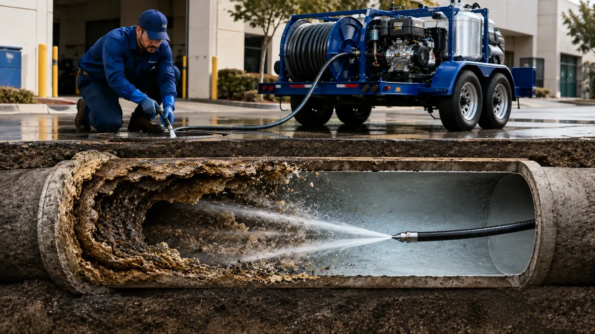 Sewer Pipe Descaling
